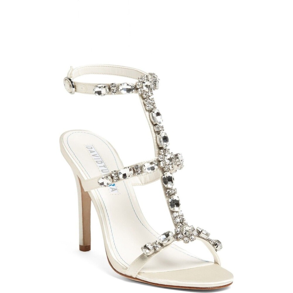 David Tutera Worthy Jeweled Formal Wedding Sandal